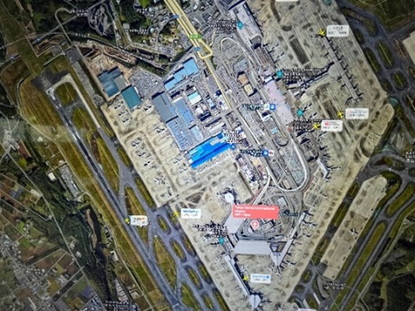Flightradar24 display example